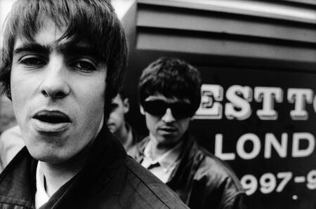 Oasis - Noel Gallagher en Liam Gallagher Oasis - Noel Gallagher en Liam Gallagher