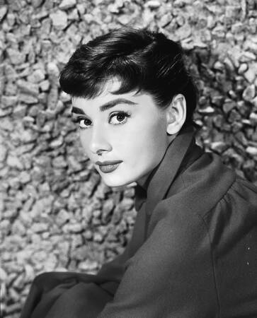 Porträt von Audrey Hepburn - frühe 1950er Jahre
