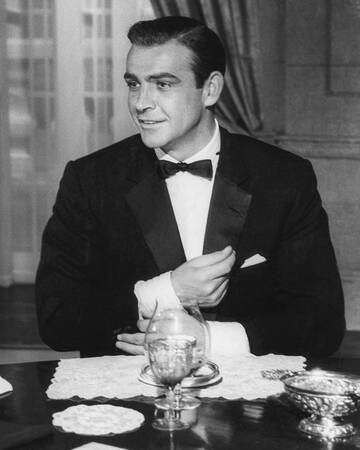 KUSTOM ART Tableau James Bond 007 Sean Connery Vintage - Impression Bois Décoration Restaurant Bar