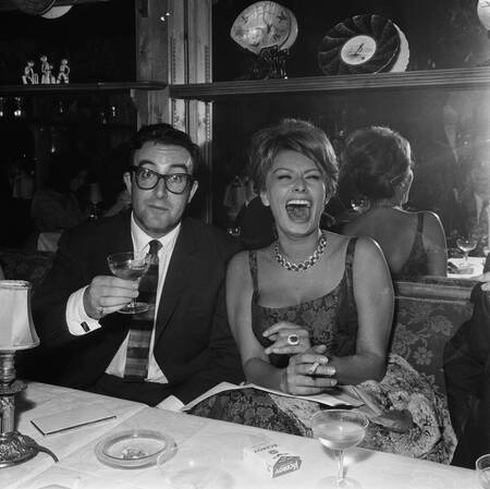 Sophia Loren and Peter Sellers London 1960