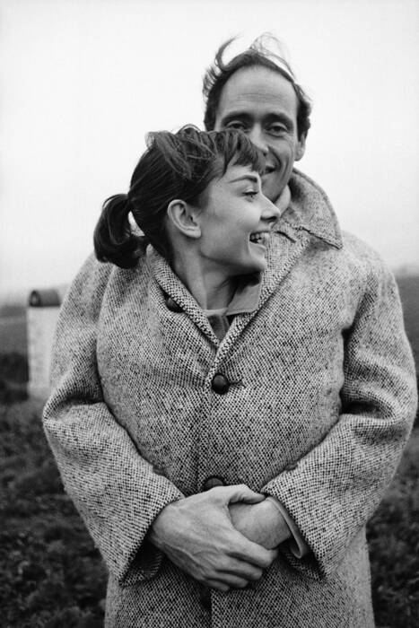 Audrey Hepburn e Mel Ferrer - Parigi 1956 Audrey Hepburn e Mel Ferrer - Parigi 1956