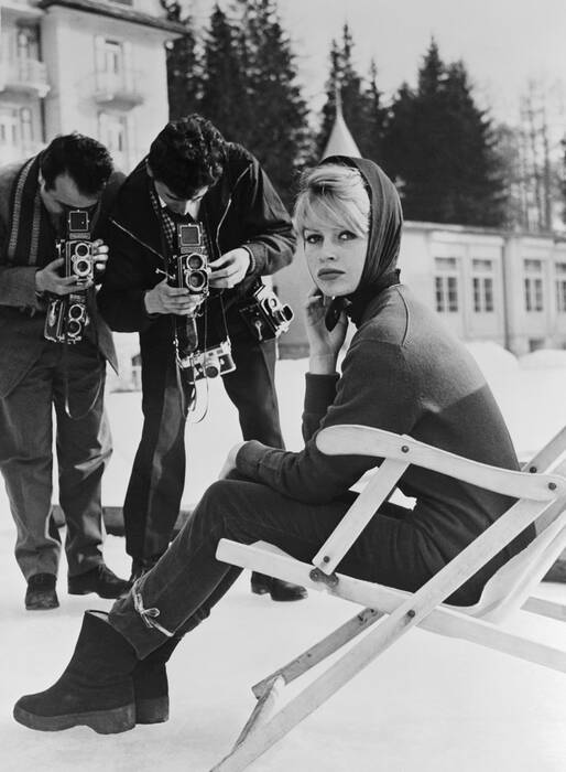 Brigitte Bardot - Cortina d'Ampezzo im Jahr 1956