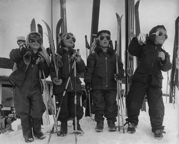 Skilehrstunde - Sun Valley im Jahr 1966