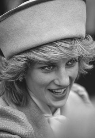 Princess Diana in Derby 1985 Princess Diana in Derby 1985