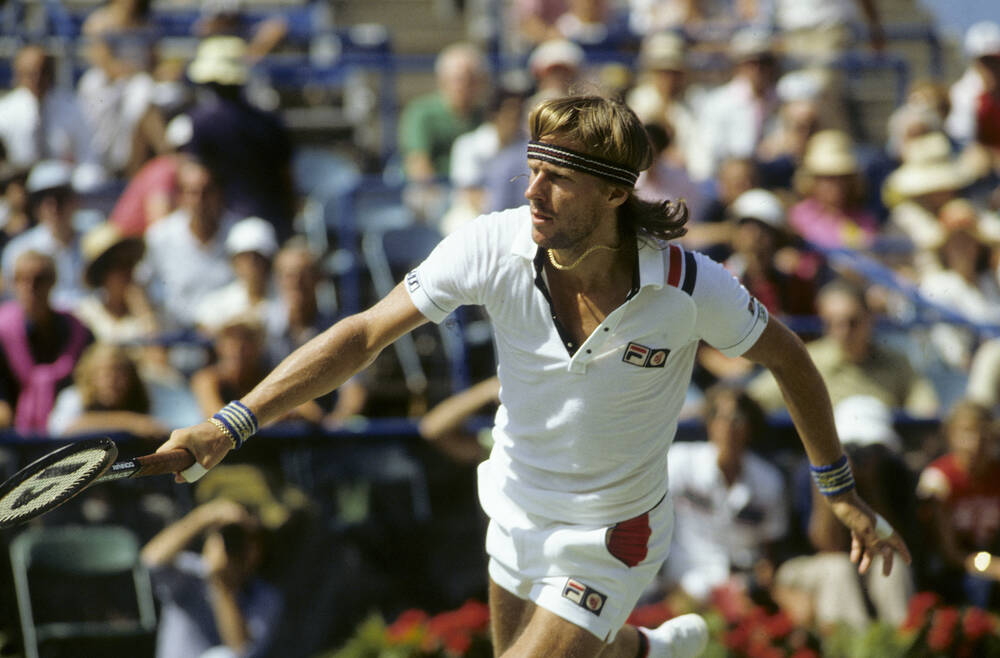 Bjorn Borg at the 1980 US Open