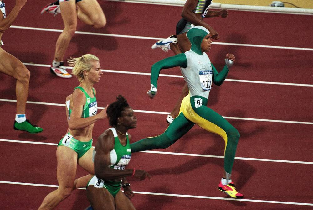 Cathy Freeman 400m Final Race Sydney Summer Olympics 2000