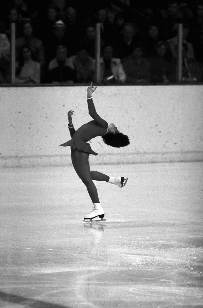 Dorothy Hamill  1976 Winter Olympics BW