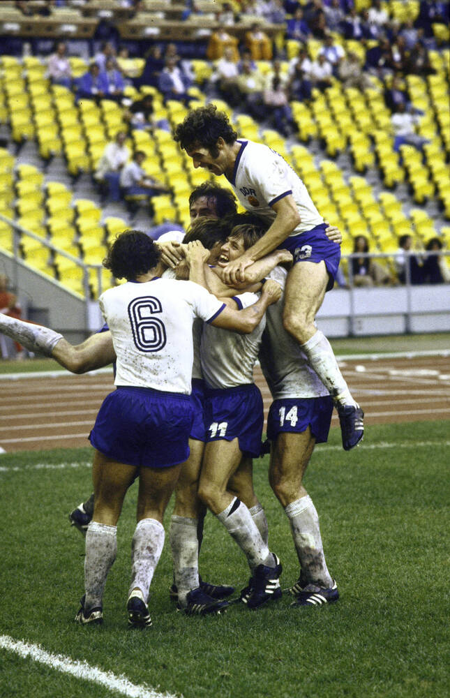 East Germany Celebrates Olympic Gold