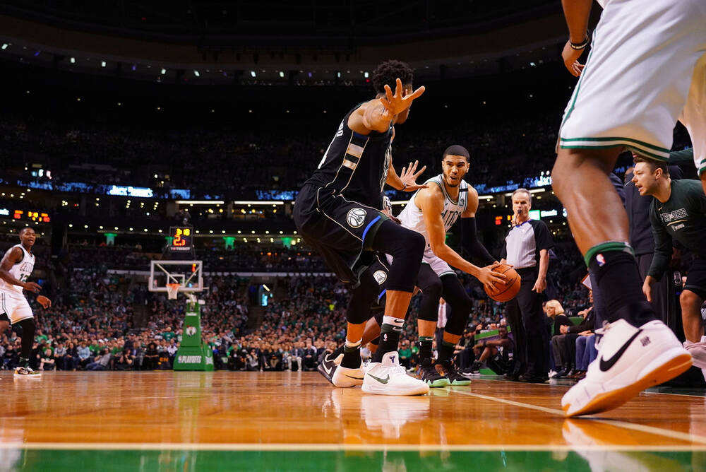 Jayson Tatum Celtics vs Bucks 2018