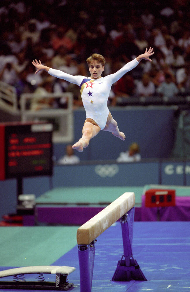 Kerri Strug - USA 1996 Olympics Balance Beam Compulsories