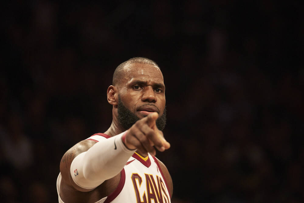 LeBron James vs Brooklyn Nets 2017