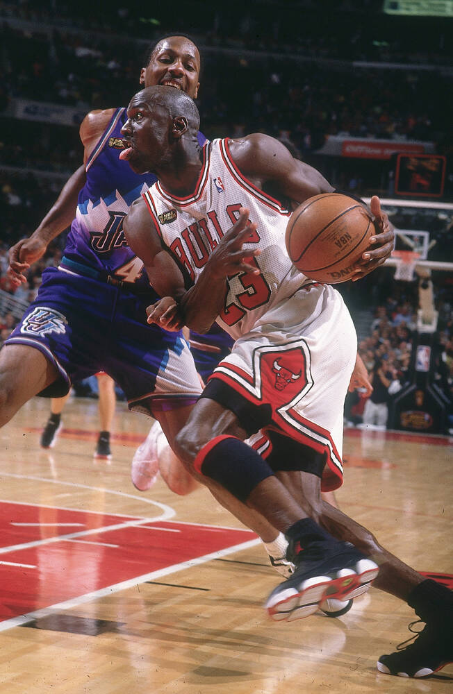 Michael Jordan faces the Utah Jazz in the 1998 Finals