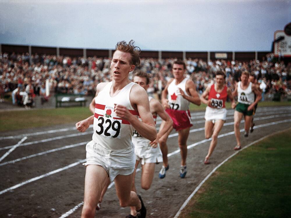 Roger Bannister - 1954 Commonwealth Games
