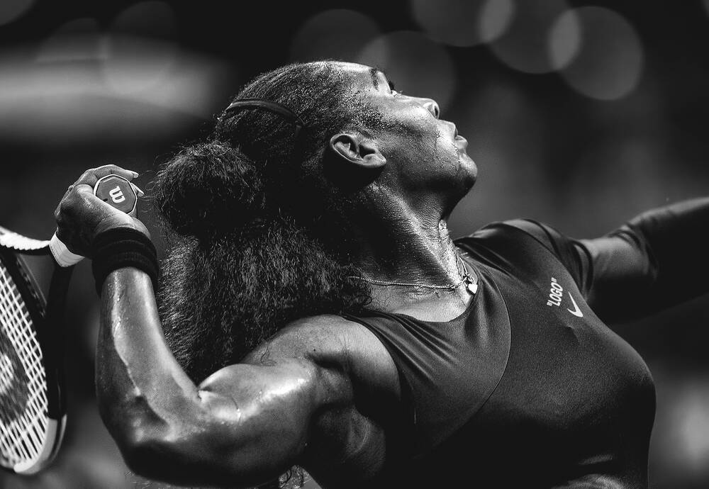 Serena Williams in Action at the 2018 US Open