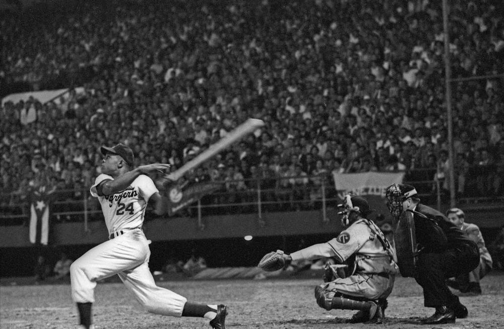 Willie Mays at Bat - 1955 Caribbean World Series