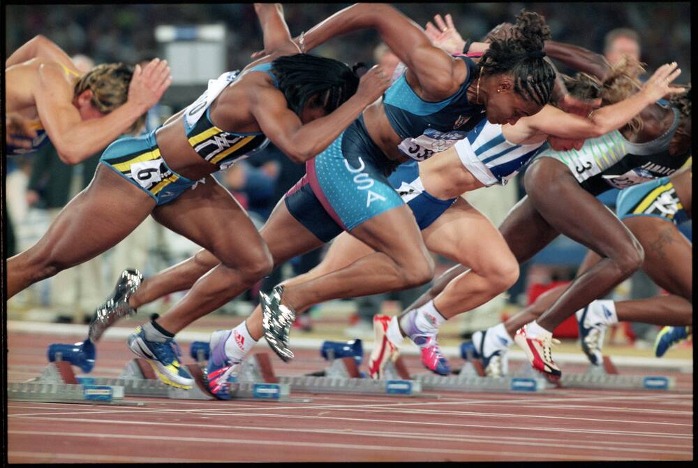 Women s 100m Final - 2000 Sydney Olympics