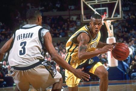 Allen Iverson vs Stephon Marbury NIT 1995 Allen Iverson vs Stephon Marbury NIT 1995