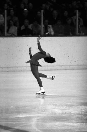 Dorothy Hamill  1976 Winter Olympics BW