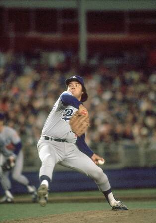 Fernando Valenzuela Dodgers at Mets Shea Stadium 1981 Fernando Valenzuela Dodgers at Mets Shea Stadium 1981