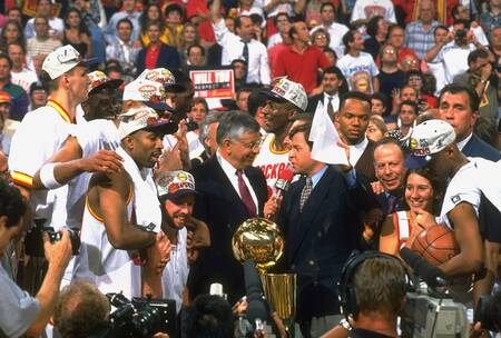 Houston Rockets Championship Trophy Presentation vs Orlando Houston Rockets Championship Trophy Presentation vs Orlando