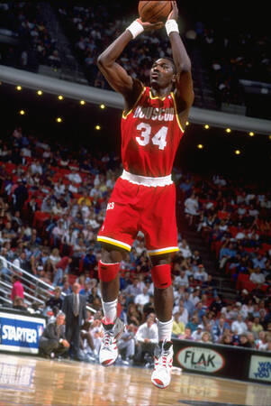 Houston Rockets Hakeem Olajuwon vs Orlando Magic in 1994 Houston Rockets Hakeem Olajuwon vs Orlando Magic in 1994