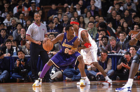 Kobe Bryant vs Allen Iverson at the 2002 All-Star Game Kobe Bryant vs Allen Iverson at the 2002 All-Star Game