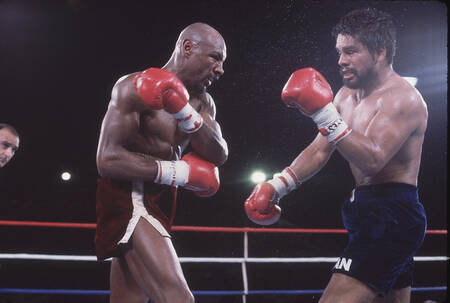 Marvin Hagler vs Roberto Duran Action Las Vegas 1983
