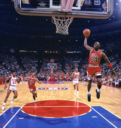 Michael Jordan Chicago Bulls vs Detroit Pistons ECF 1990 Michael Jordan Chicago Bulls vs Detroit Pistons ECF 1990