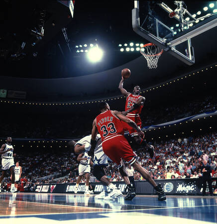 Michael Jordan Dunk vs Orlando Magic ECF 1996 Michael Jordan Dunk vs Orlando Magic ECF 1996