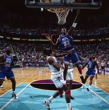Michael Jordan NBA All Star Game Delta Center Salt Lake City Michael Jordan NBA All Star Game Delta Center Salt Lake City