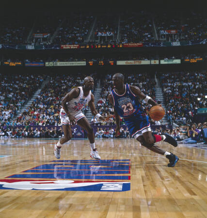 Michael Jordan vs Terry Porter NBA All Star Game 1993 Michael Jordan vs Terry Porter NBA All Star Game 1993