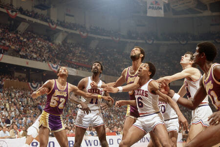 Philadelphia 76ers vs Los Angeles Lakers - 1980 Finals G4 Philadelphia 76ers vs Los Angeles Lakers - 1980 Finals G4