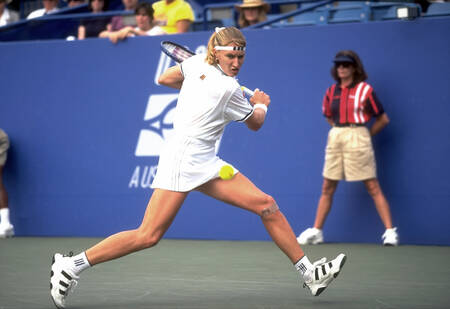Steffi Graf US Open Women's Final in 1996 Steffi Graf US Open Women's Final in 1996