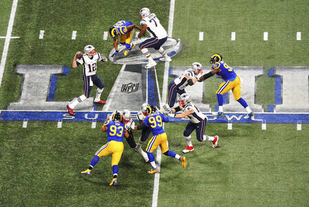 Tom Brady Passing - Super Bowl LIII Tom Brady Passing - Super Bowl LIII