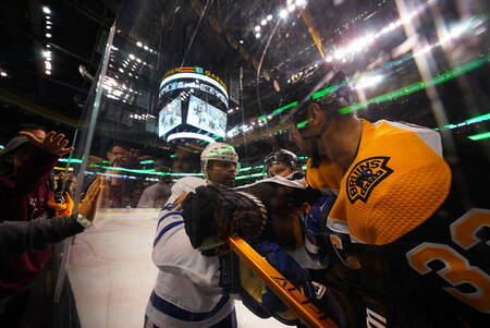 Zdeno Chara vs Nazem Kadri Bruins vs Maple Leafs 2018