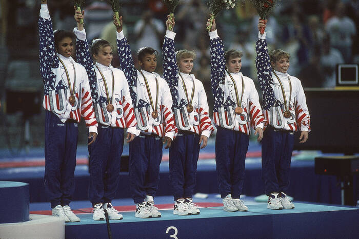 American Gymnasts Bronze Medal Barcelona 1992