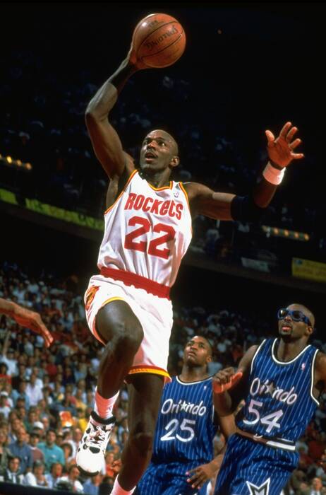 Clyde Drexler Houston Rockets vs Orlando Magic 1995 Clyde Drexler Houston Rockets vs Orlando Magic 1995