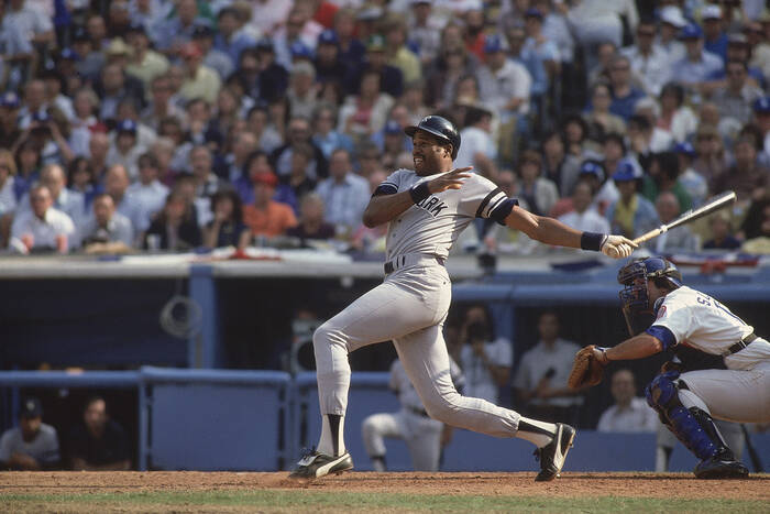 Dave Winfield at Bat - Yankees vs  Dodgers
