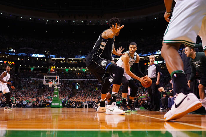 Jayson Tatum Celtics vs Bucks 2018