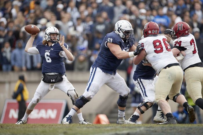 Kurt Rawlings Yale Bulldogs vs Harvard Crimson Football Yale