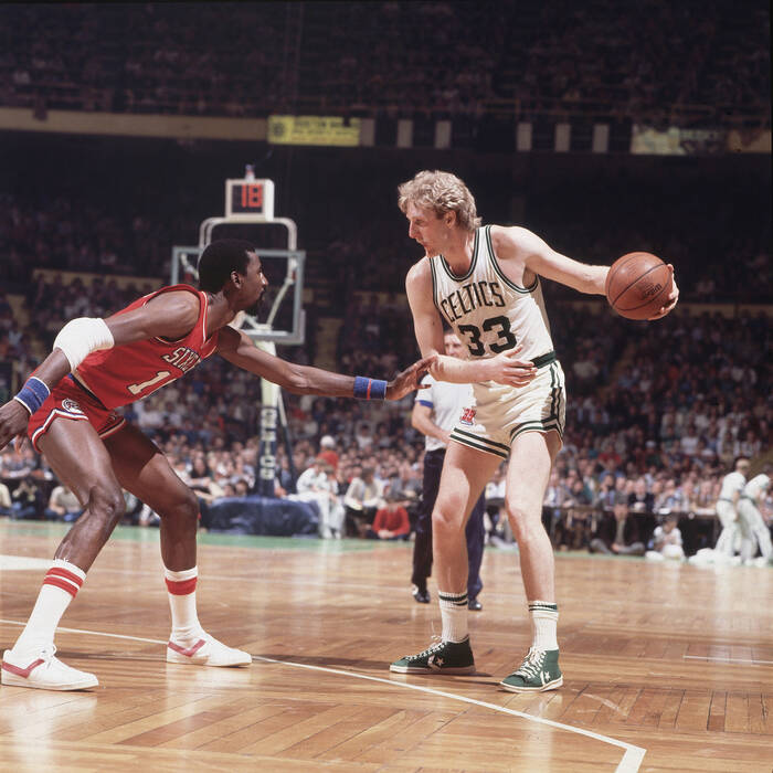 Larry Bird Celtics vs 76ers Eastern Conference Finals 1981