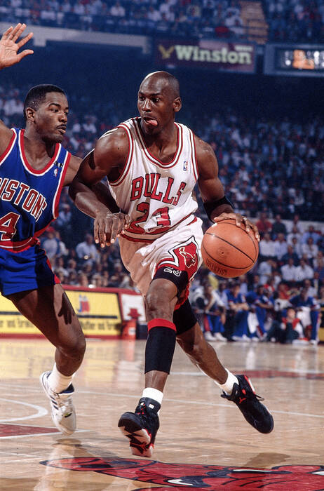 Michael Jordan Driving 1991 NBA Eastern Conference Finals Michael Jordan Driving 1991 NBA Eastern Conference Finals