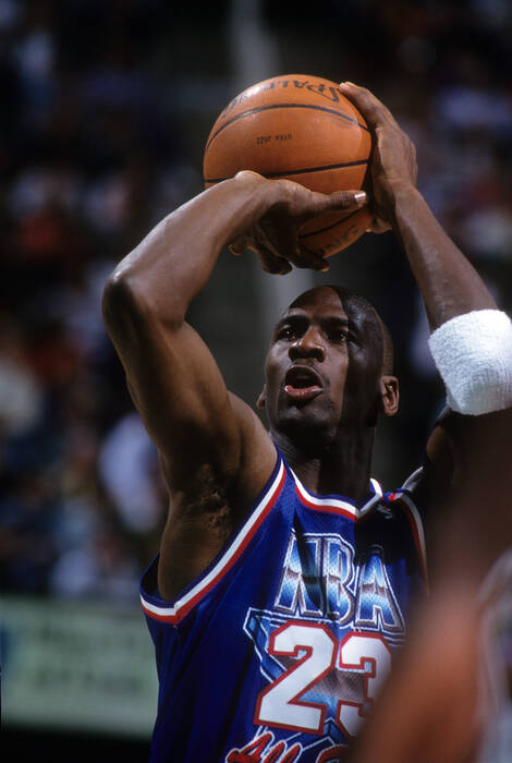 Michael Jordan NBA All Star Game Salt Lake City 1993 Michael Jordan NBA All Star Game Salt Lake City 1993