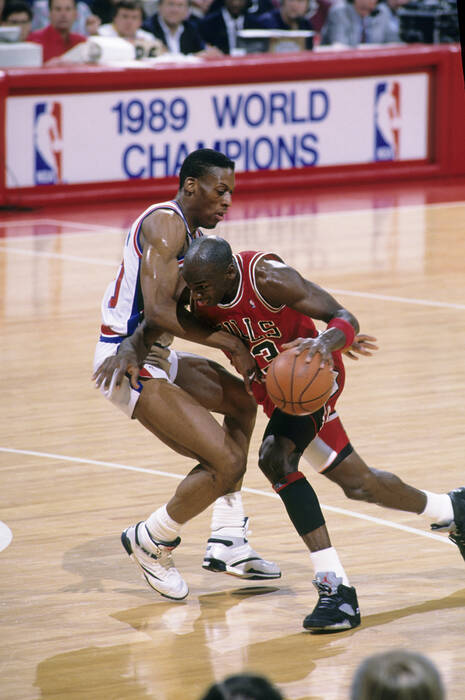 Michael Jordan vs Dennis Rodman Playoffs 1990 Michael Jordan vs Dennis Rodman Playoffs 1990