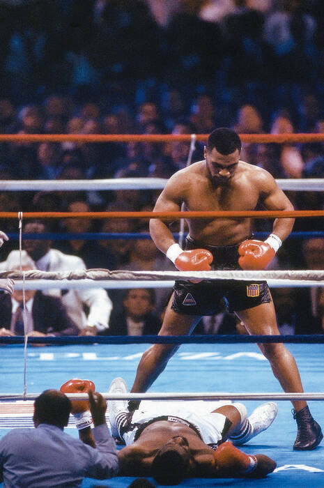 Mike Tyson Knocks Out Michael Spinks Mike Tyson Knocks Out Michael Spinks