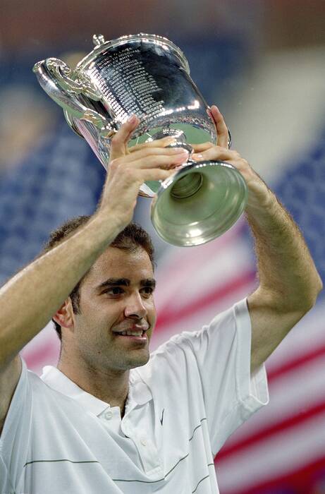 Pete Sampras Victorious- US Open Final vs Agassi 2002 Pete Sampras Victorious- US Open Final vs Agassi 2002