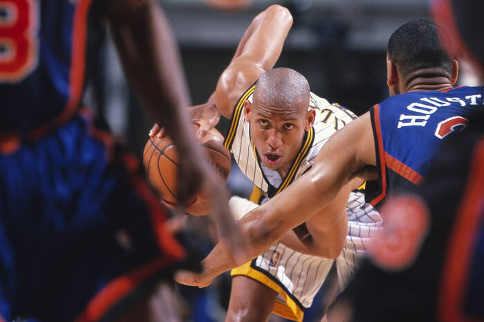 Reggie Miller Indiana Pacers ECF vs New York Knicks 1999 Reggie Miller Indiana Pacers ECF vs New York Knicks 1999