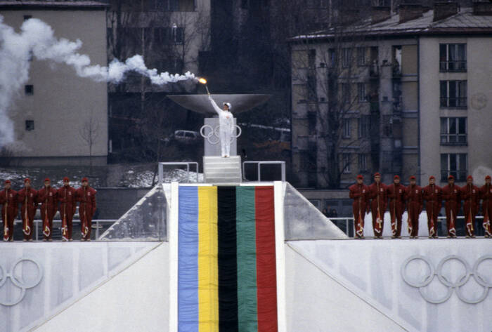 Sanda Dubravcic Olympic Torch Sarajevo 1984 Sanda Dubravcic Olympic Torch Sarajevo 1984