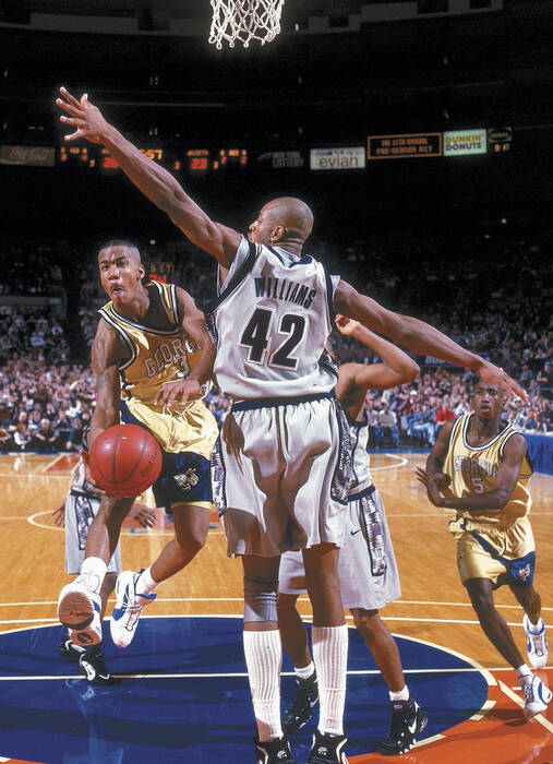 Stephon Marbury Georgia Tech vs Georgetown MSG 1995