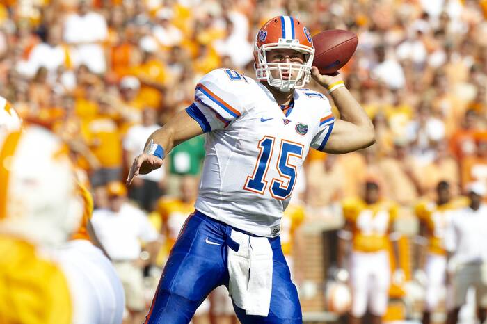 Tim Tebow Passes Against Tennessee Tim Tebow Passes Against Tennessee